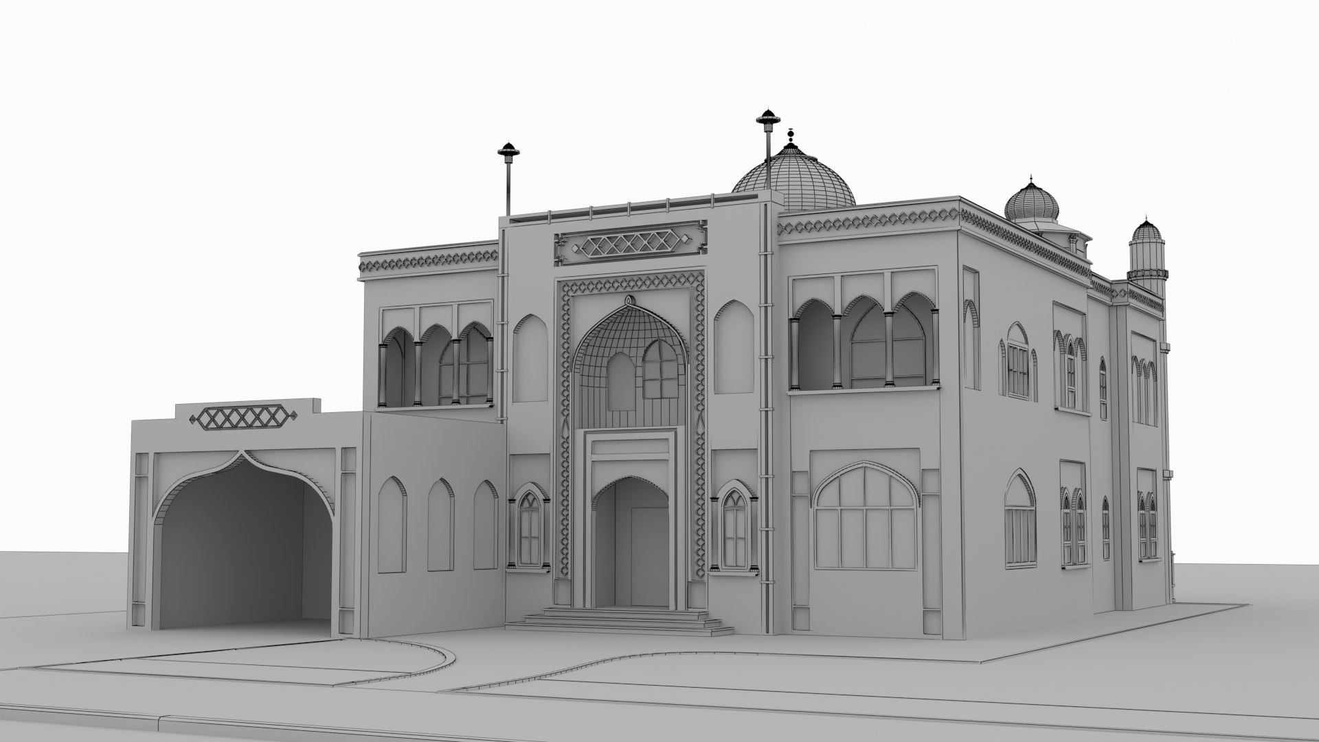 3D Indian House 2 - TurboSquid 1719869