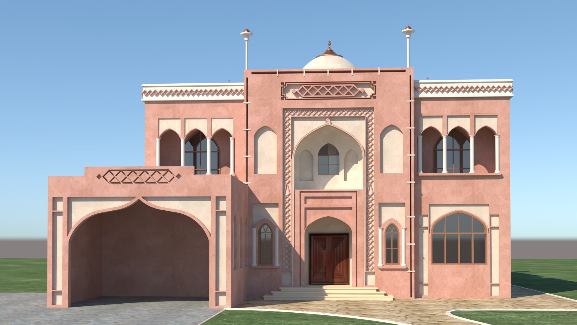 3D Indian House 2 - TurboSquid 1719869