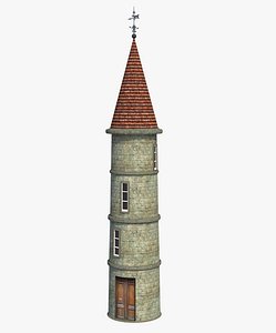3D Fantasy Tower Castle.