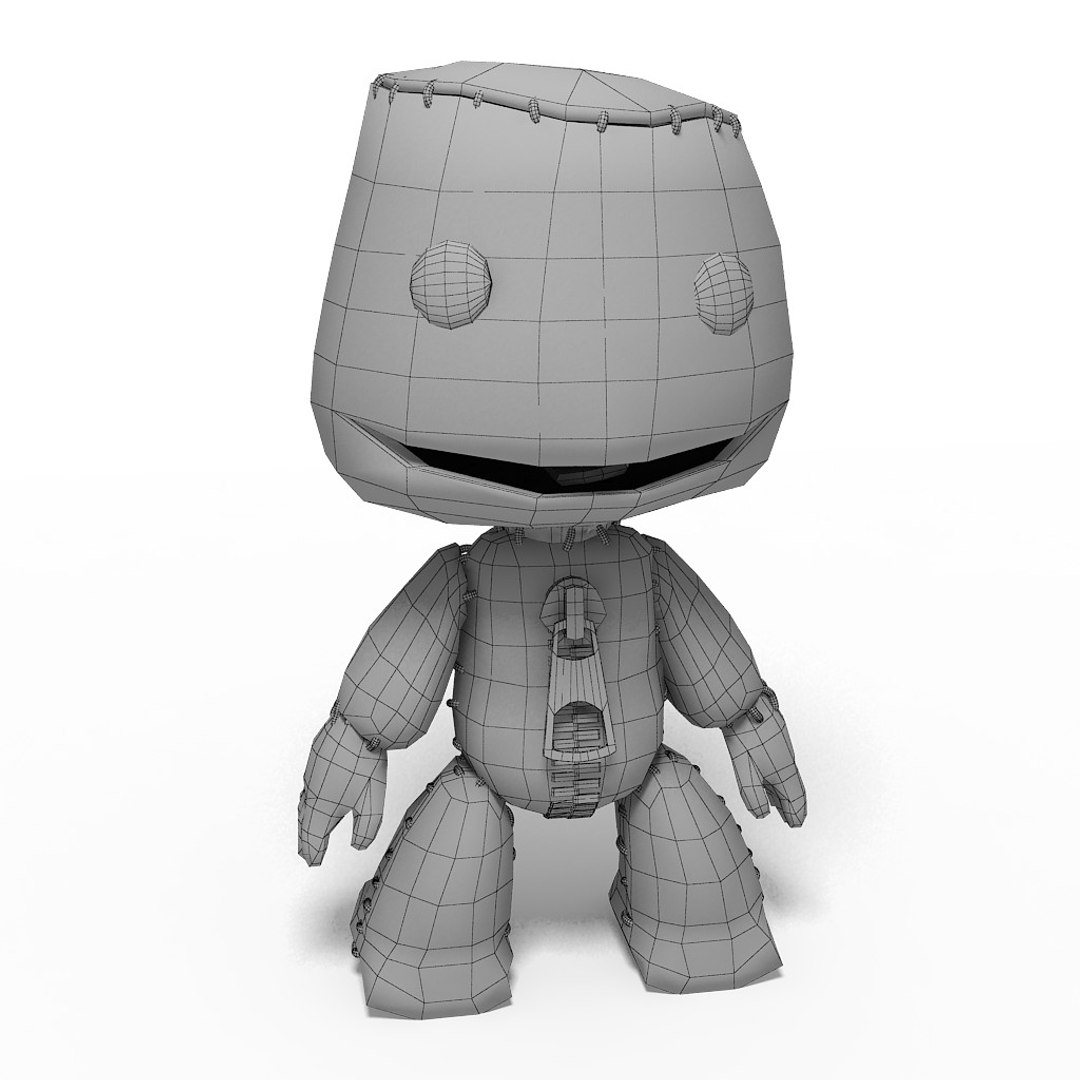 3d Model Sackboy Sack Boy