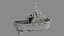 3D model Coast Guard Fire Tug Boat