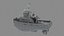 3D model Coast Guard Fire Tug Boat