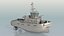3D model Coast Guard Fire Tug Boat