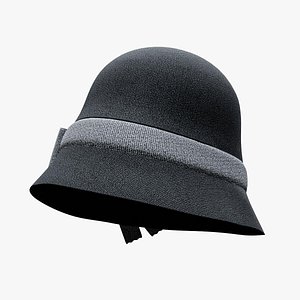 Cloche Hat 3D model
