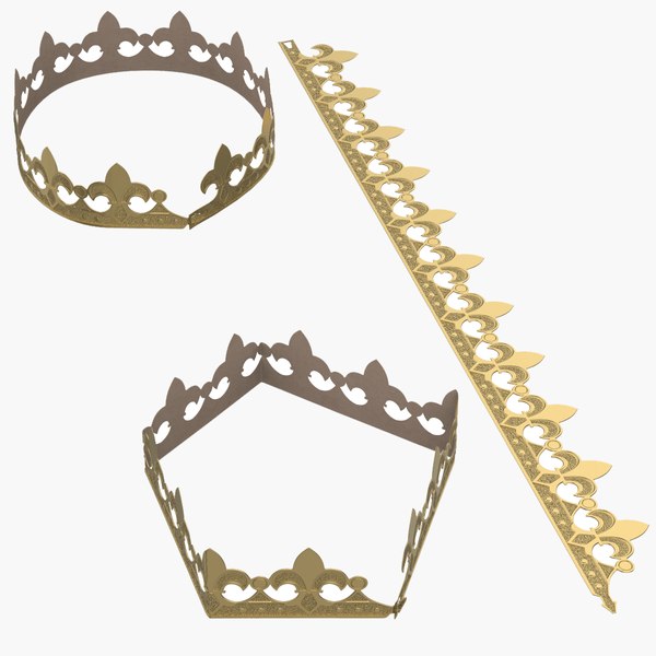 3D Paper King Crown