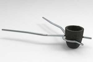 Blacksmith Tong and Crucible model