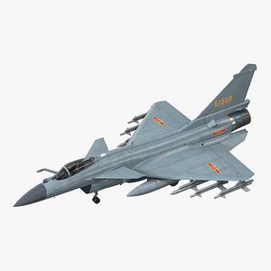 J-10 Fighter Jet Rigged