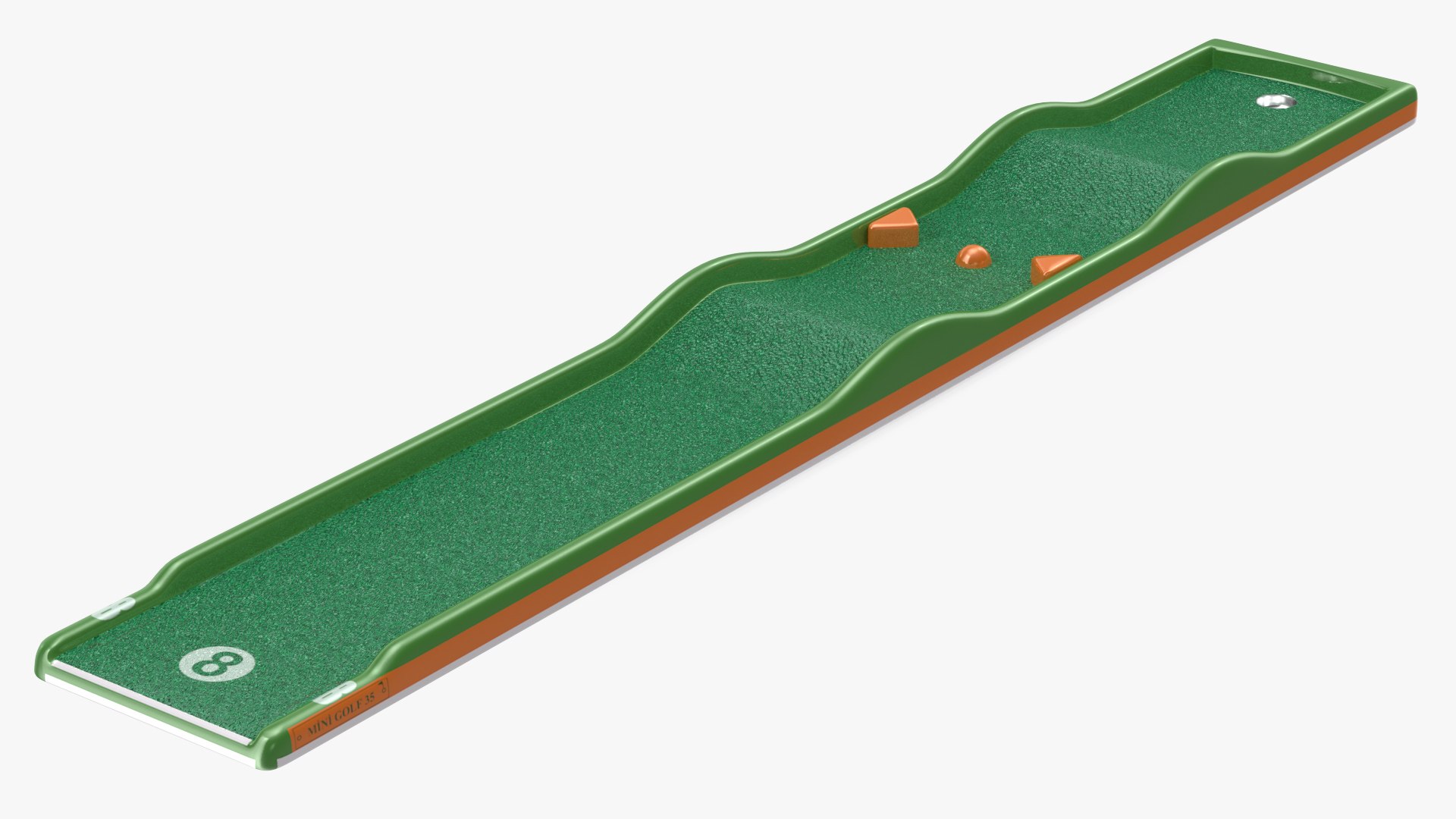 Minigolf 35 Portable Course Hole 8 3D model preview