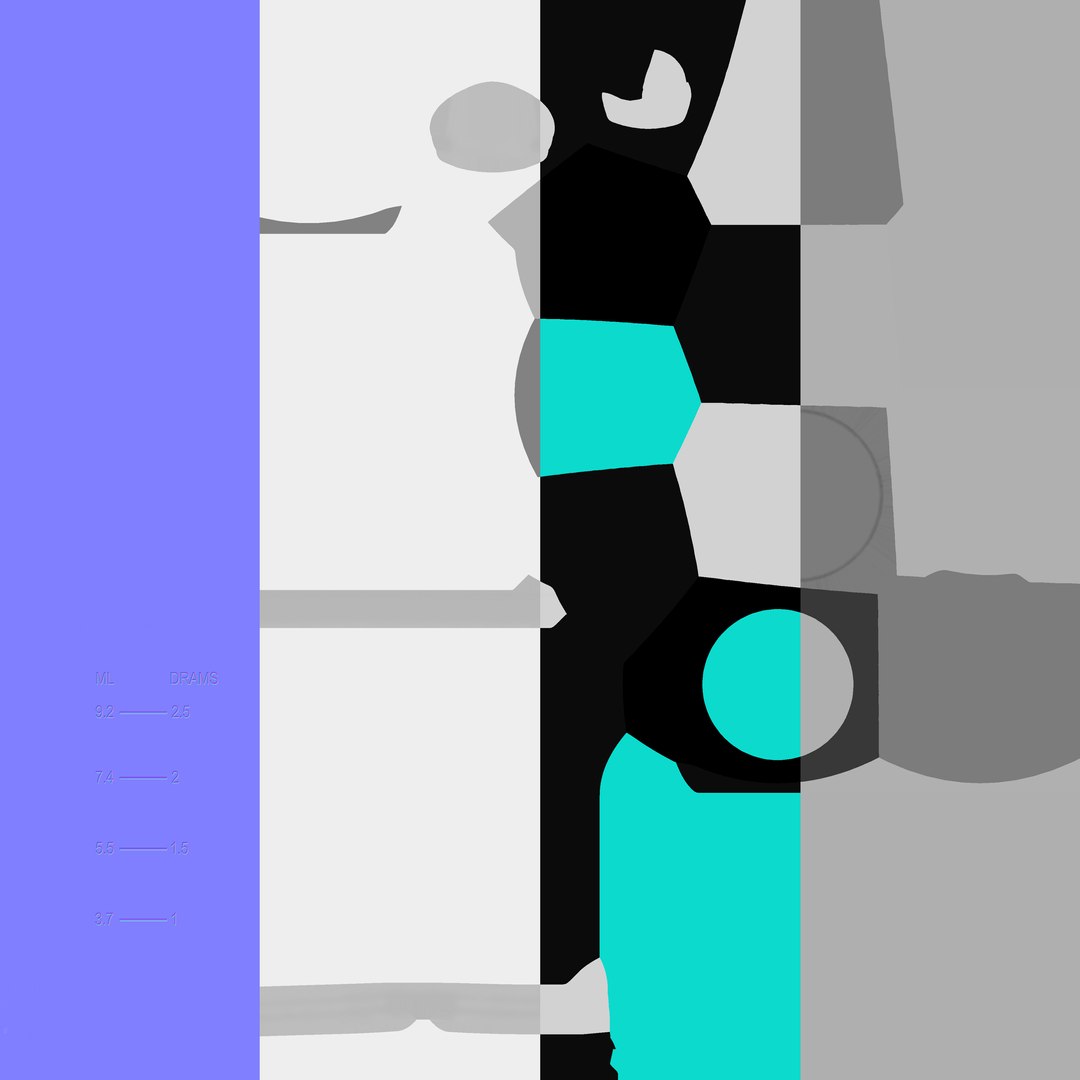 3D Pill Pod Vial 2 5dram 9ml Full - TurboSquid 2049127