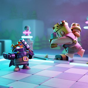3D Clash Mini Special Pack model