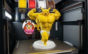 Pikachu STL 3D model
