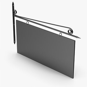 Black Street Signboard