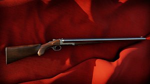 Doublebarrelshotgun 3D model