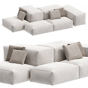 3D sofa-340-2017-Corona model