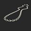 White Gold Chain Rigged