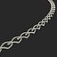White Gold Chain Rigged