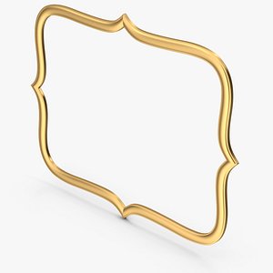 Gold Picture Frame 3D model