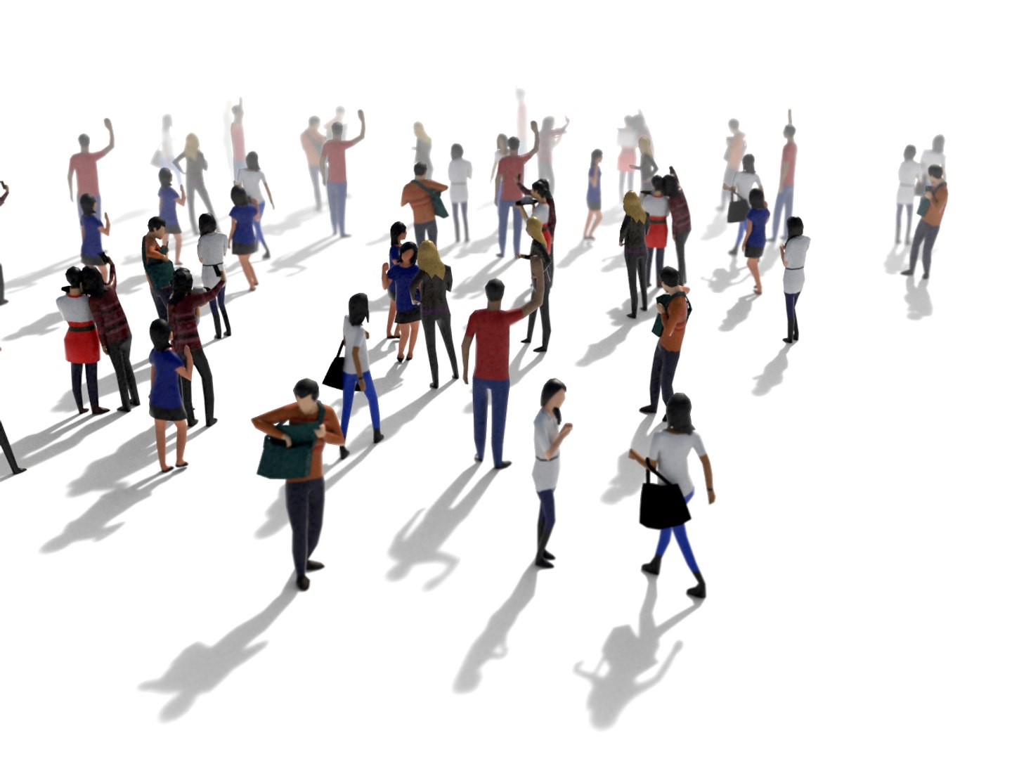 People Crowd Model - TurboSquid 1260167