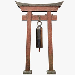 Japanese Bell Tower 3D model