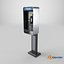 Detailed Phone Booth Public