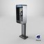 Detailed Phone Booth Public