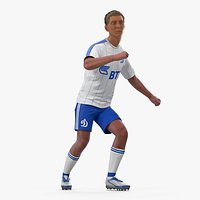 Soccer or Football Player Dynamo Rigged 2 3D Model