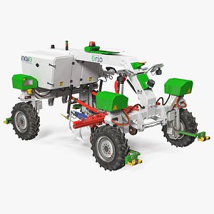 Old Autonomous Farm Robot Orio Naio Rigged