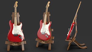 3D FENDER STRATOCASTER
