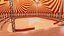 3D model Interior And Exterior Circus Tent 01