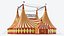 3D model Interior And Exterior Circus Tent 01