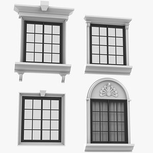 Classic Windows Stucco Molding