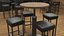 Bar Table with Stools