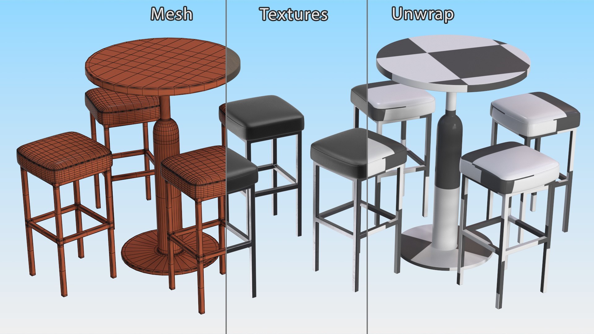 Bar Table with Stools 3D model https://p.turbosquid.com/ts-thumb/ik/Q7UBxh/Y7/bar_table_with_stools_013/jpg/1733477545/1920x1080/fit_q87/e3c525ae0bcc47407510d57b424812372602f9e1/bar_table_with_stools_013.jpg