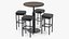 Bar Table with Stools