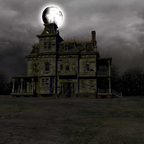 haunted house 3d max