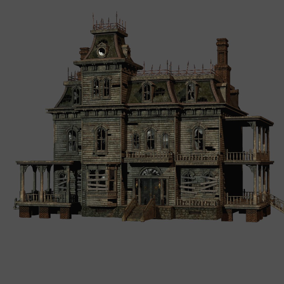 haunted house 3d max