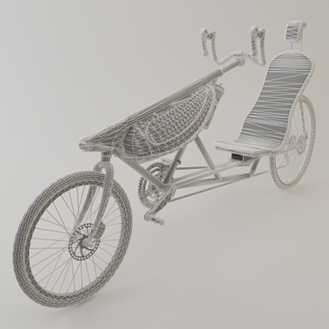 3d Model Recumbent Bike