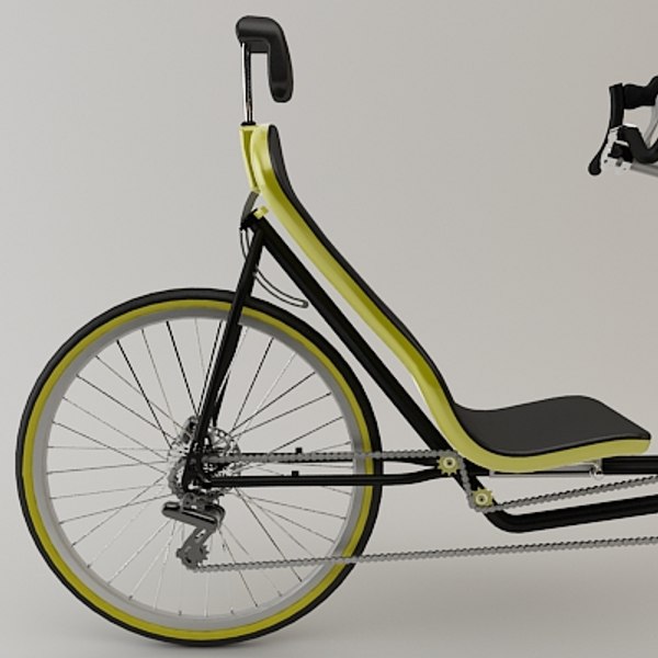 3d model recumbent bike