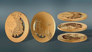 Sochi 2014 Olympic Medal