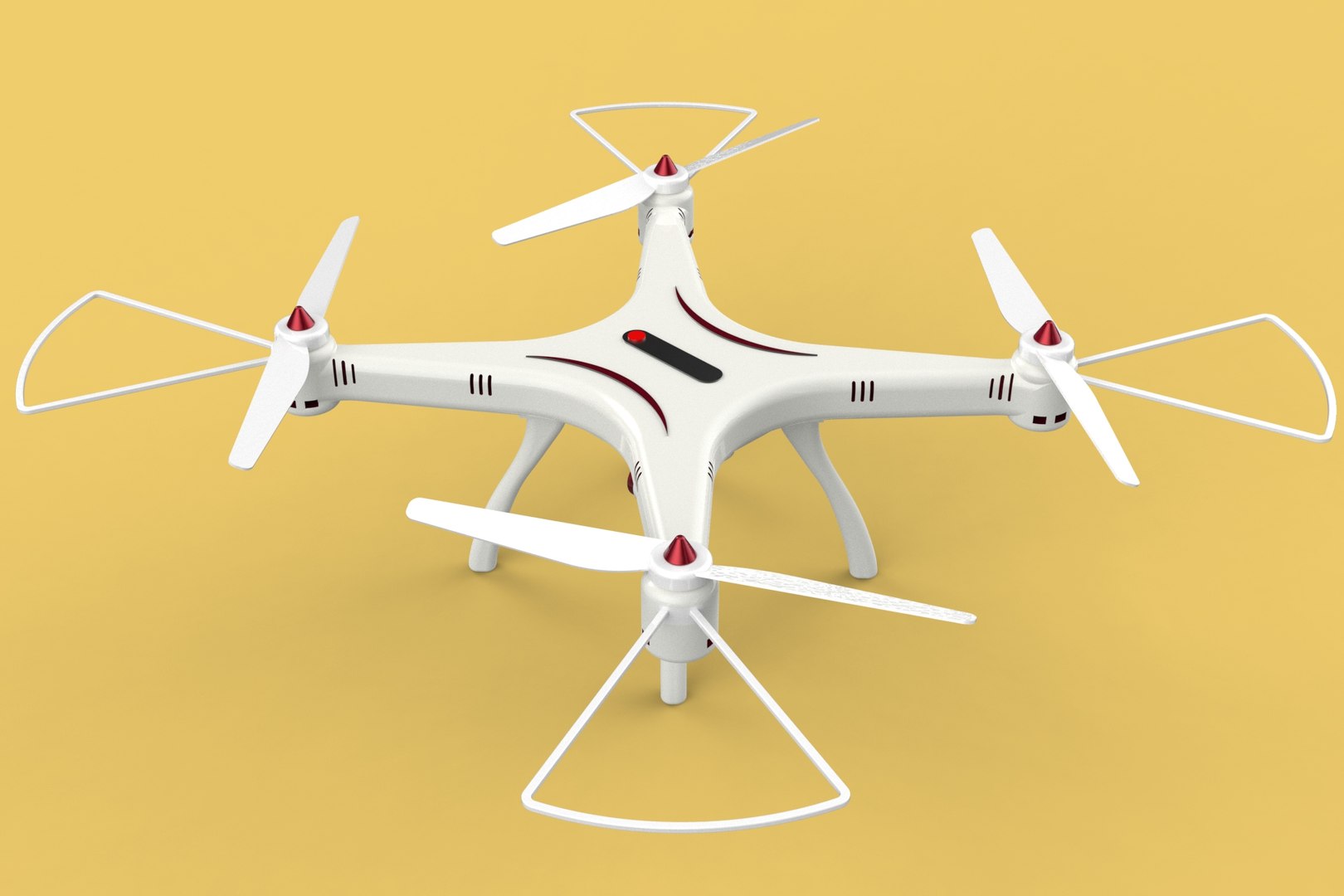 3D DRONE QUADCOPTER UAV UAS AIRCRAFT AERIAL REMOTE CONTROL FPV RC ...