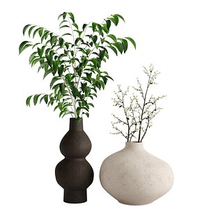 3D Terracotta vase by HM Home model