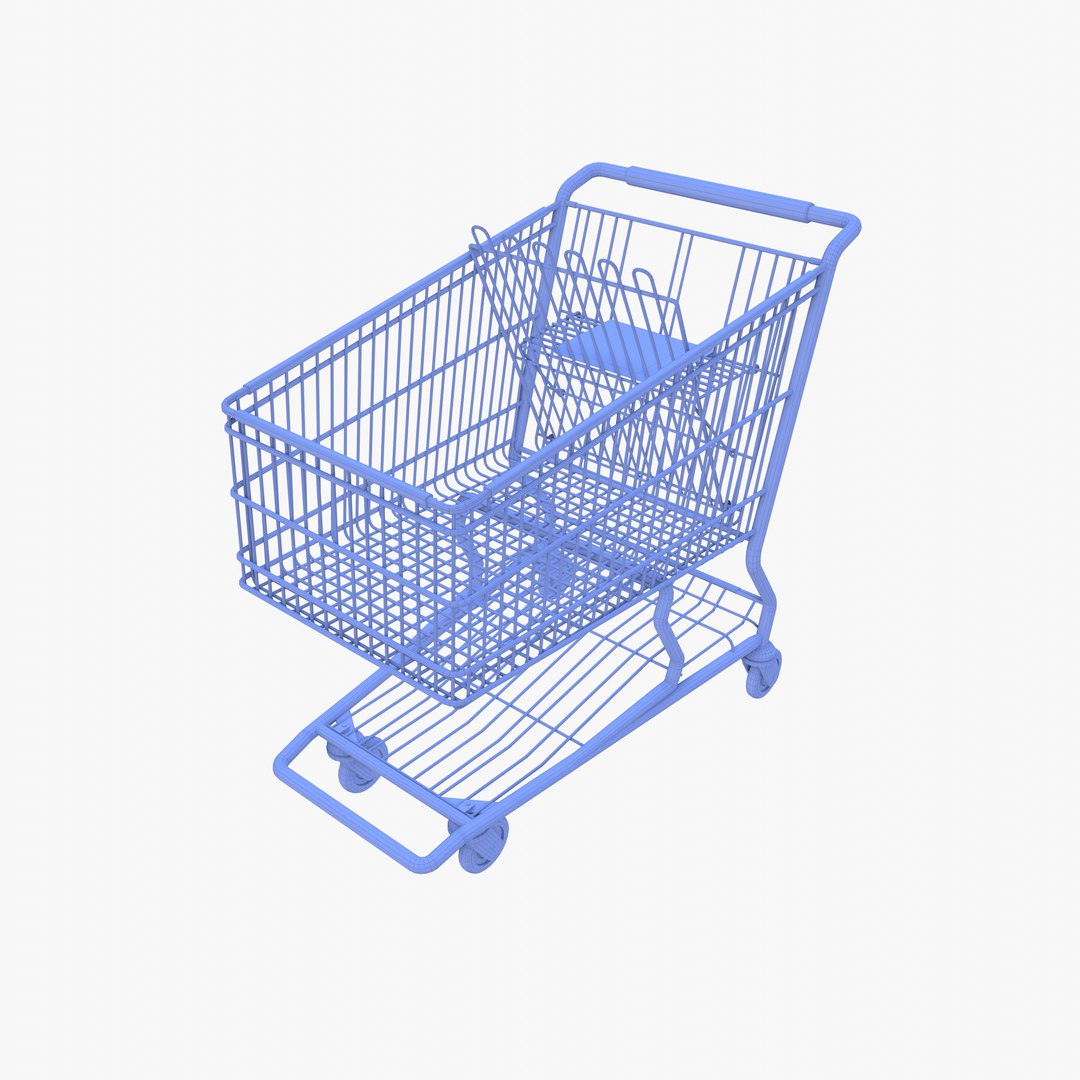 3D model Shopping cart v6 - TurboSquid 2045895
