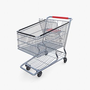 3D model Shopping cart v6