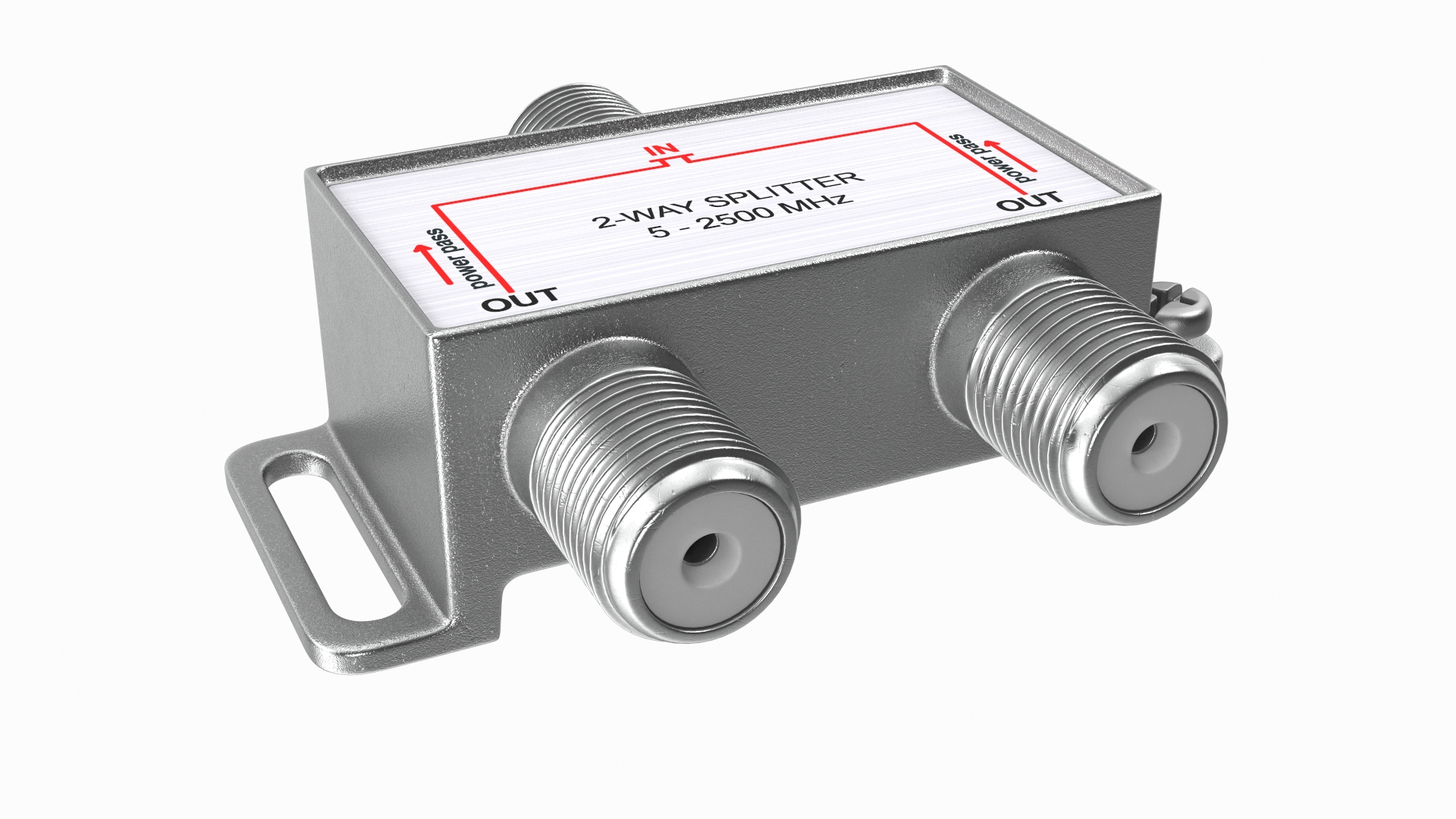 Coaxial Cable 2 Way Splitter 3D Model TurboSquid 1778013
