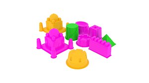 Kinetic Sand Castle Molds Set