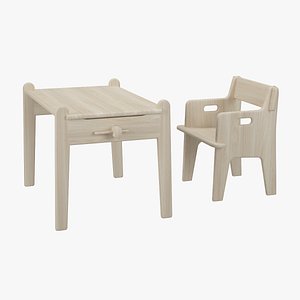 3ds table chair hans j