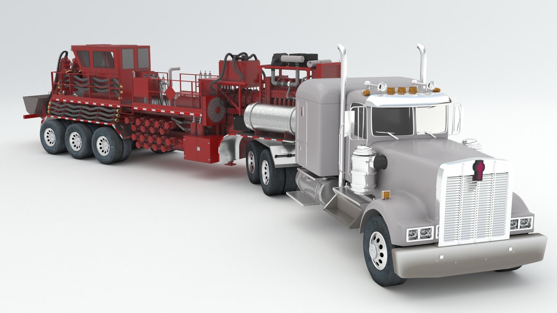 Frac Pack: Pumper, Blender, Sandhog And Missile 3D Model - TurboSquid ...