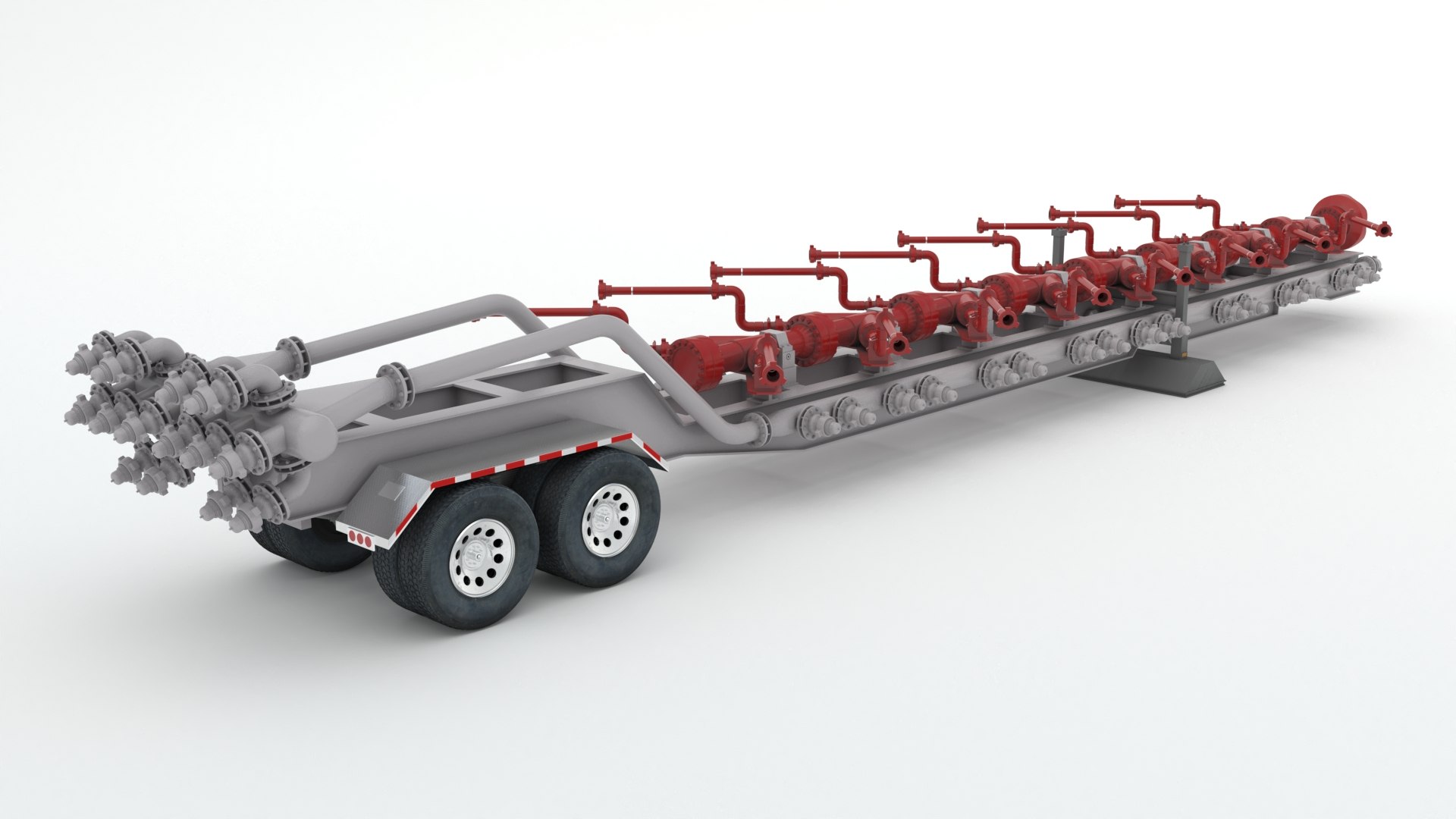 Frac Pack: Pumper, Blender, Sandhog and Missile 3D model - TurboSquid ...