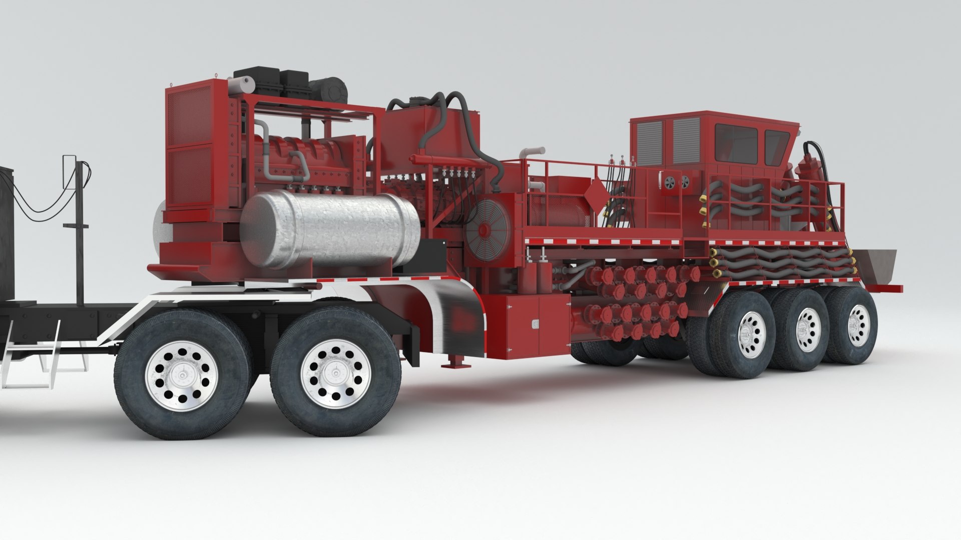 Frac Pack: Pumper, Blender, Sandhog And Missile 3D Model - TurboSquid ...