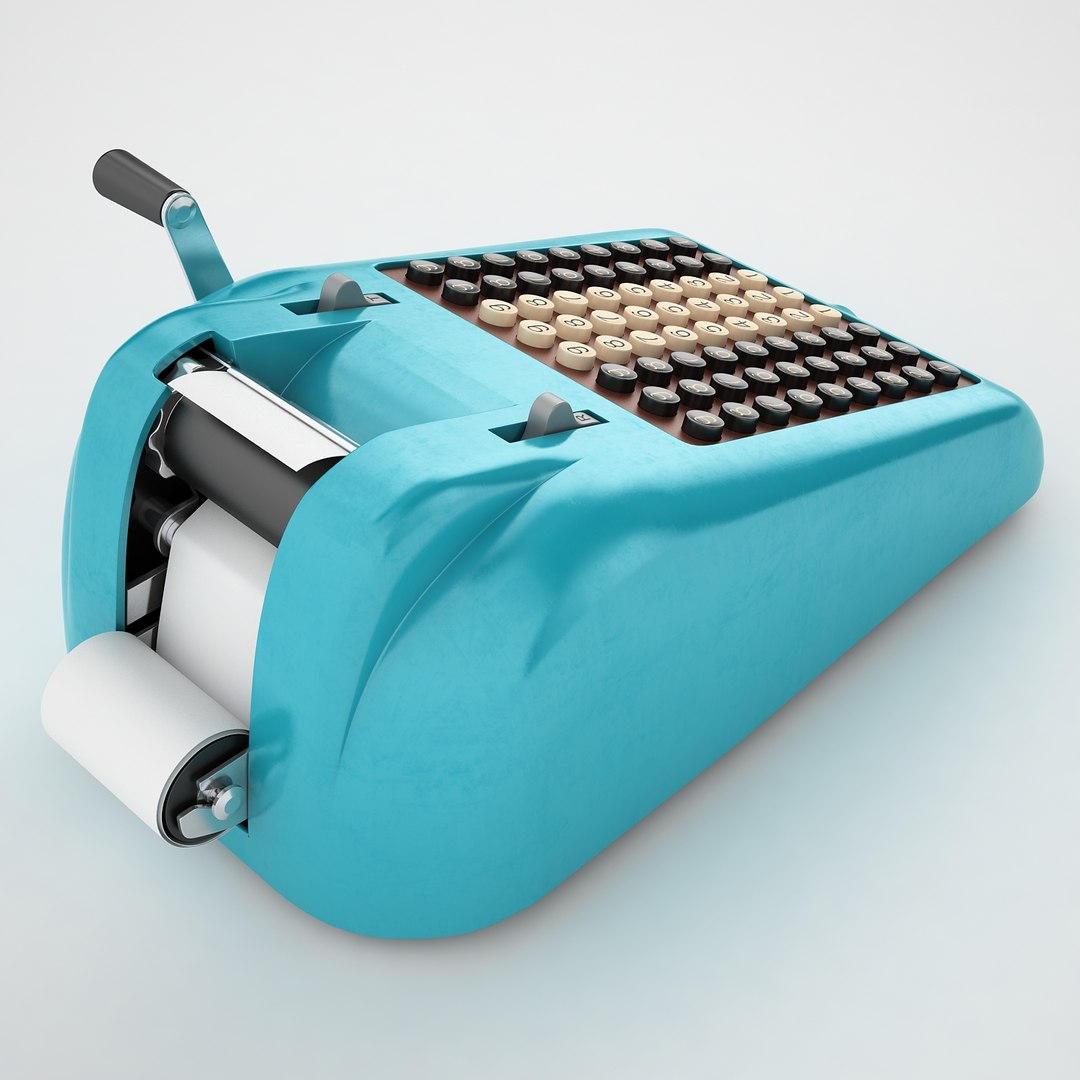 3D Retro Adding Machine - TurboSquid 1236825